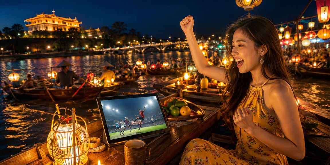 Người chơi tham khảo thông tin cá cược tại chợ đêm Huế trước khi đăng ký vce