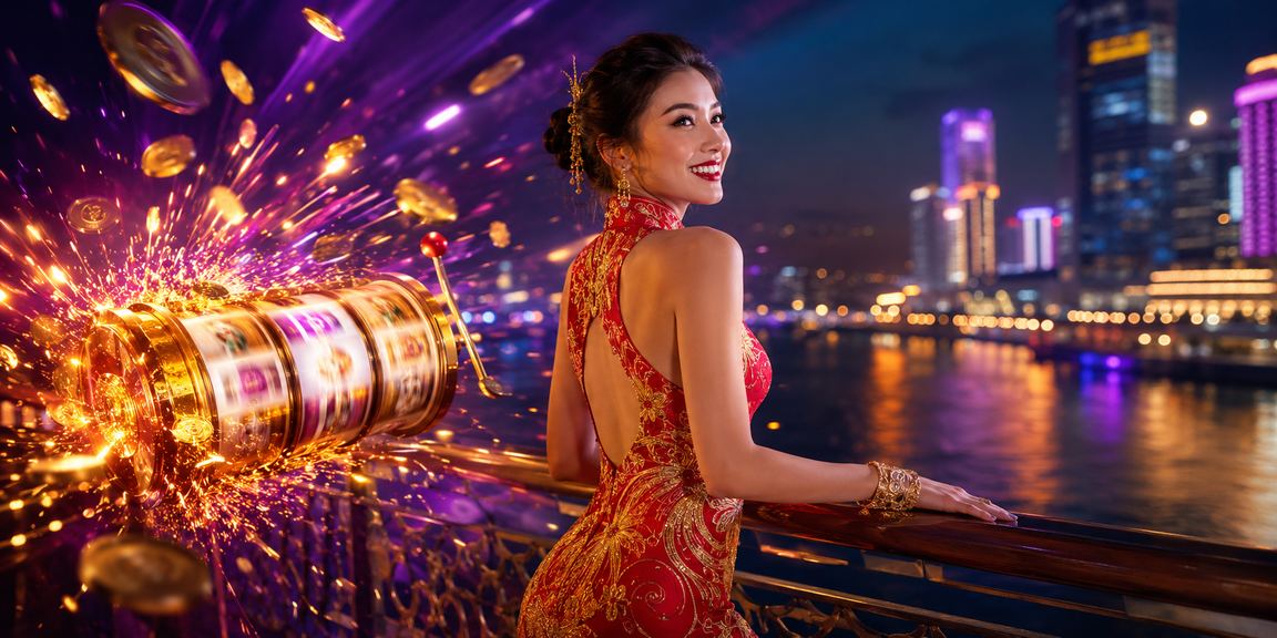Người chơi slot game neon tại Sài Gòn trên nền tảng vce